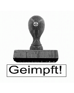 Geimpft! Stempel