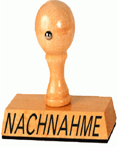 Lagertext Stempel Nachnahme