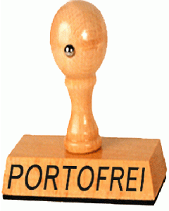 Lagertext Stempel Portofrei